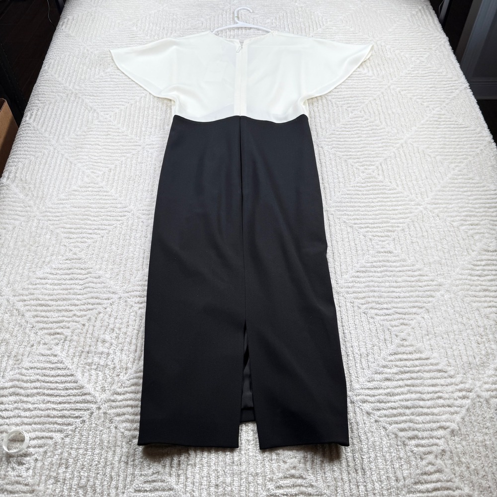 Ted Baker London Dress 3 NWT Black White Bodycon Midi Party Cocktail Date Event - Picture 2 of 16